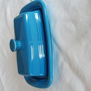 Fiesta Ware Butter Dish Peacock